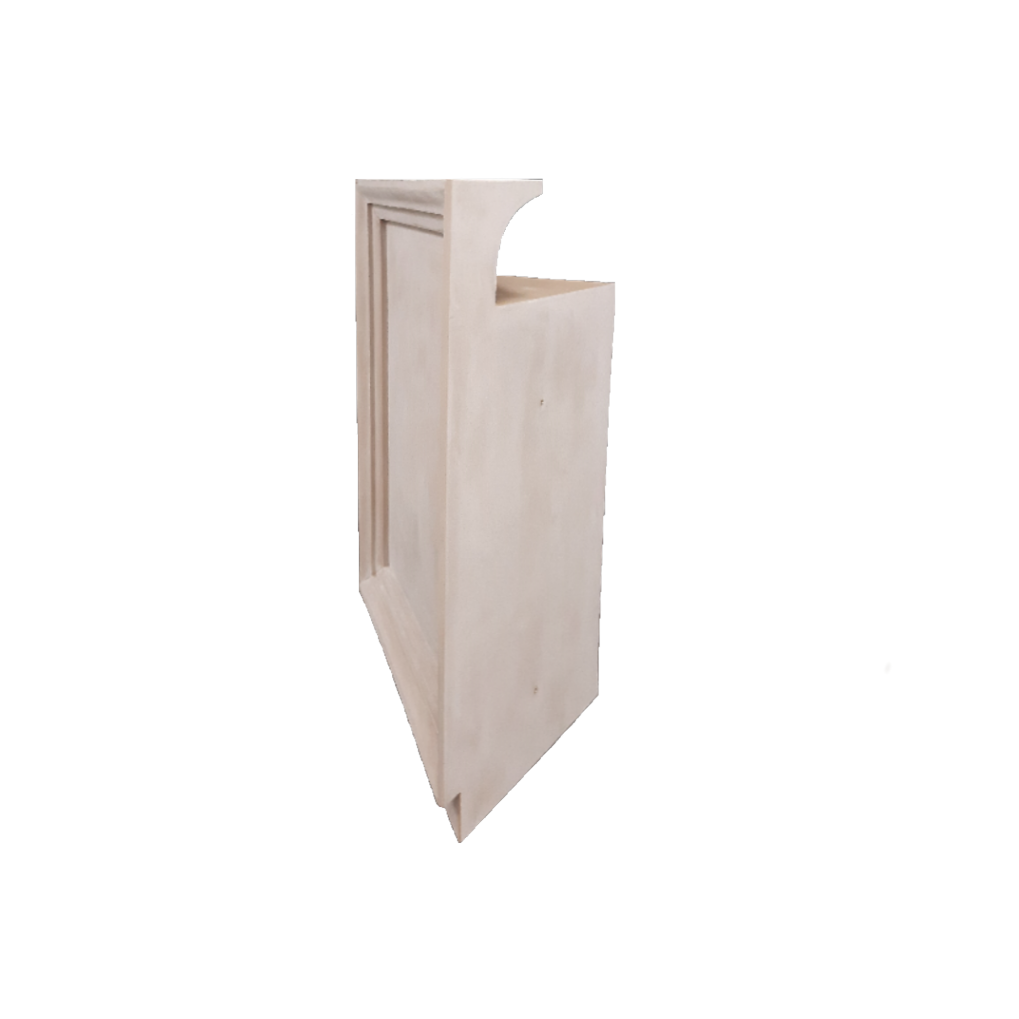 BAR COUNTER Corner Dublin Velvet Beige (On-site assembly)  