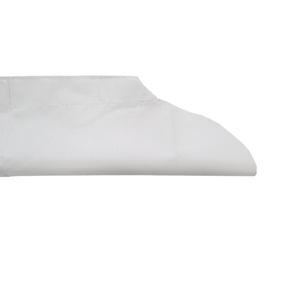 White GUTTER for BELLOWS TENT m 3x3  (Class 1 Cetificate)