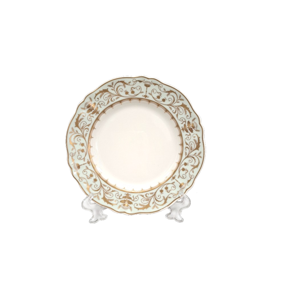 BREAD Plate Golden Leaves cm 16