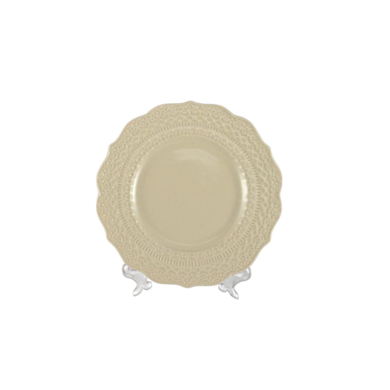 BREAD Plate Skalistos Beige cm 15