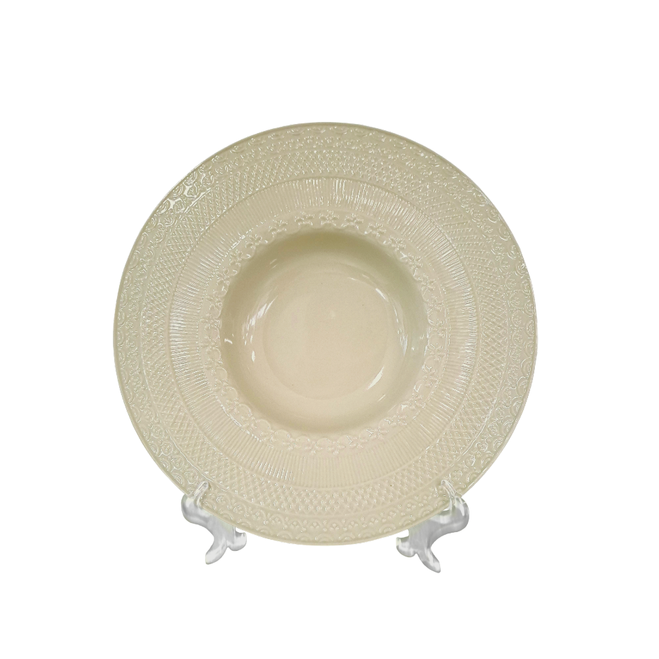 SOUP Plate Skalistos Beige cm 27 (13 each container)