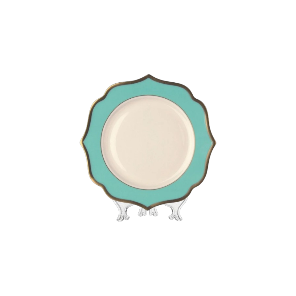 FRUIT Plate Ionica Tiffany Gold Rims cm 20 (49 each container)