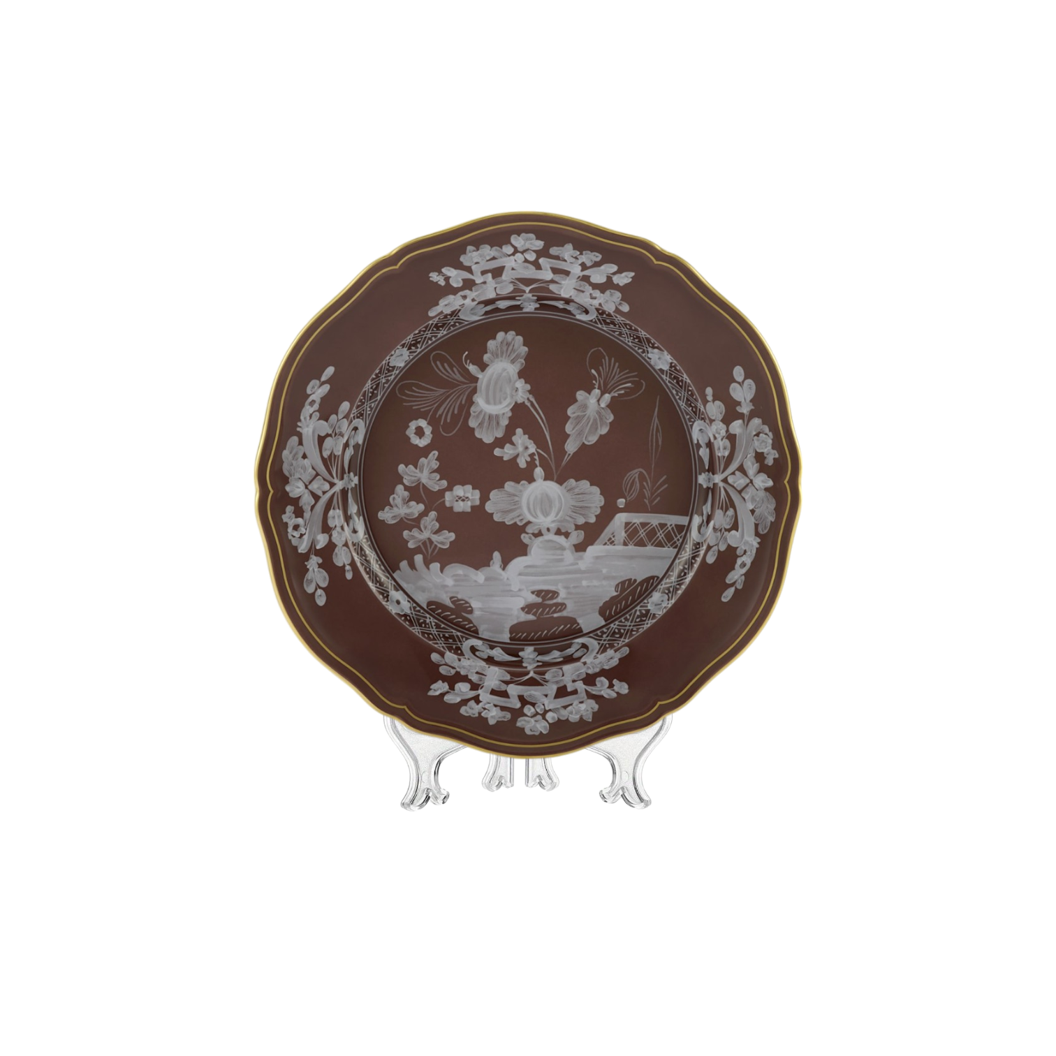 DINNER Plate Oriente Italiano Castagna cm 26,5 (20 each container)