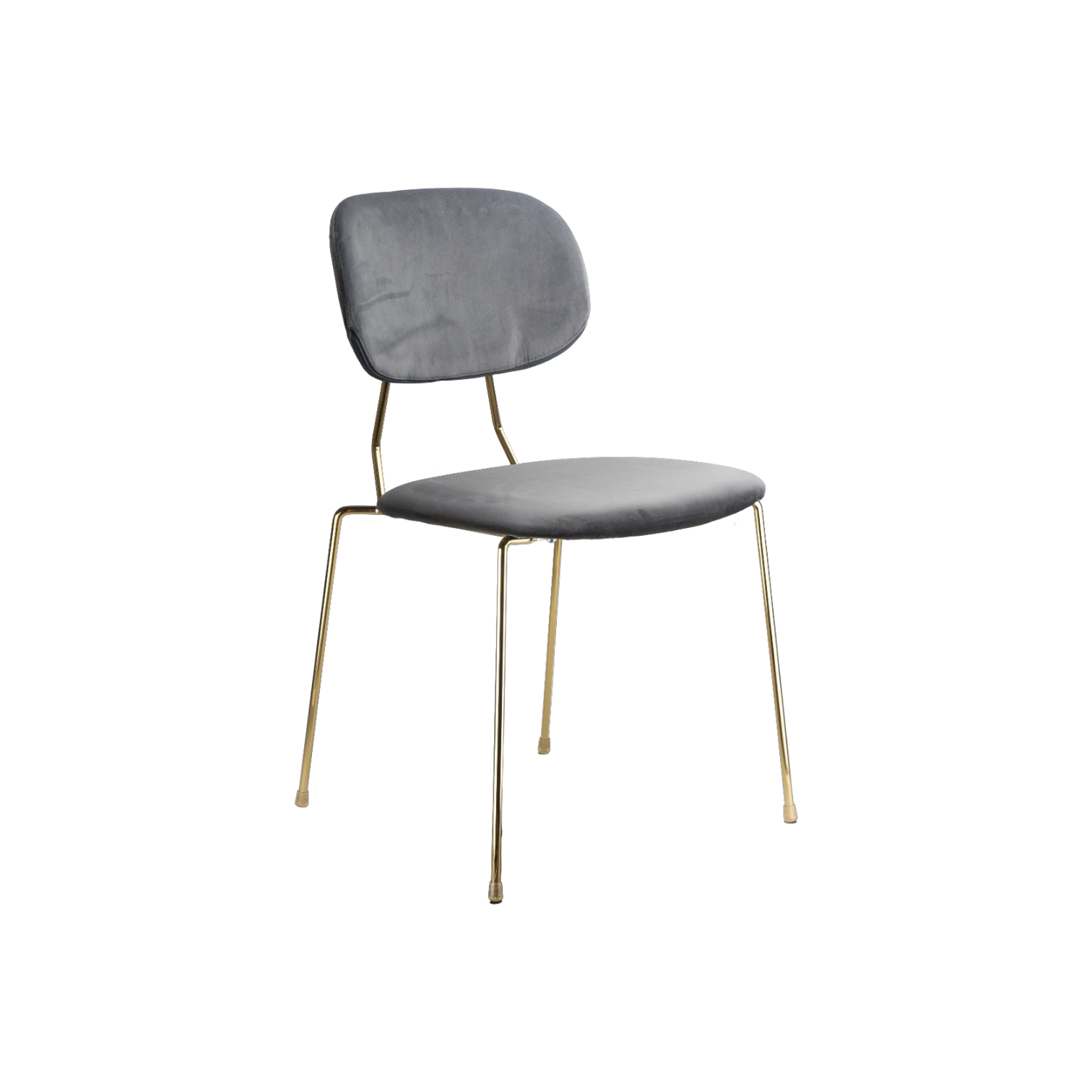 CHAIR Catherine Velvet Grey