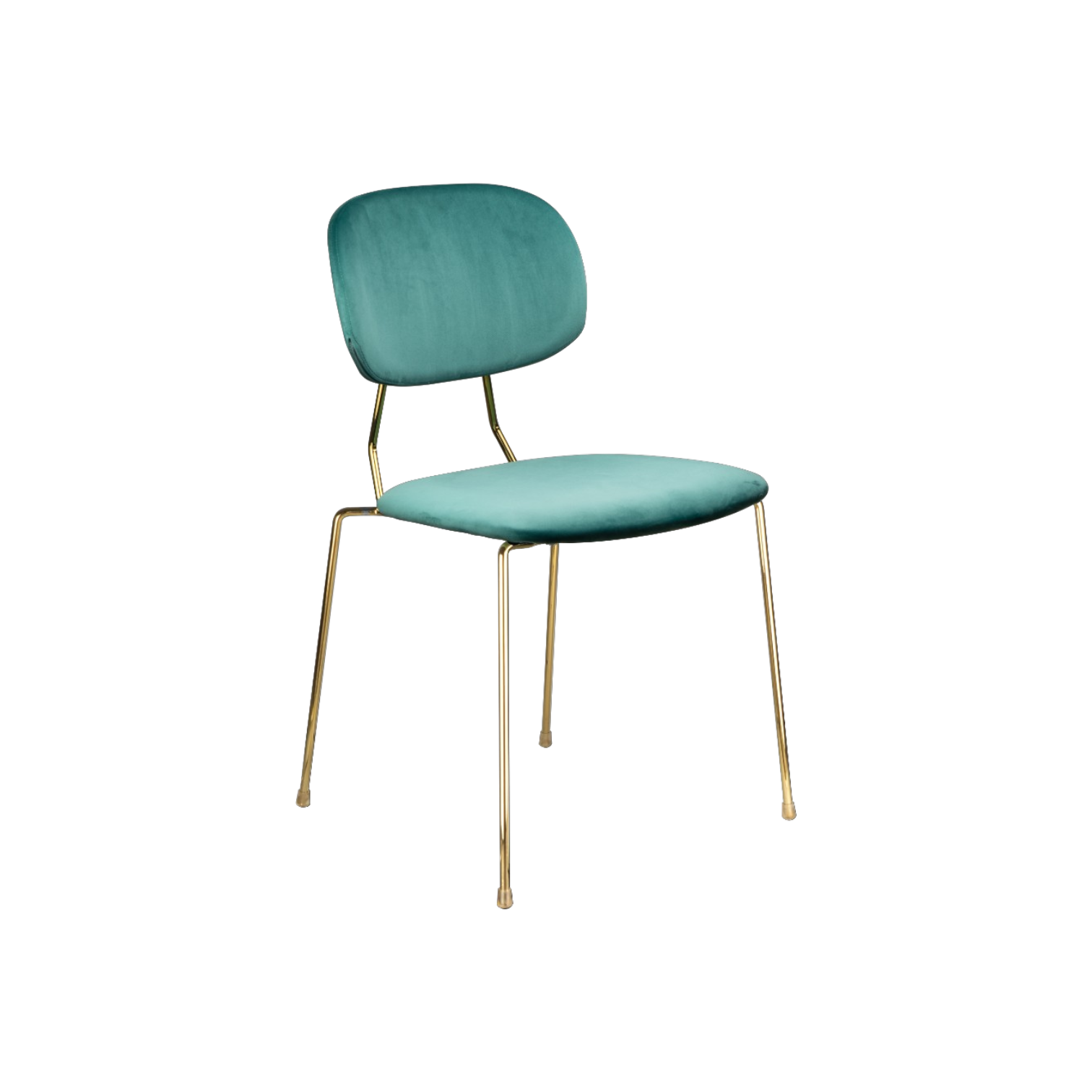 CHAIR Catherine Velvet Green