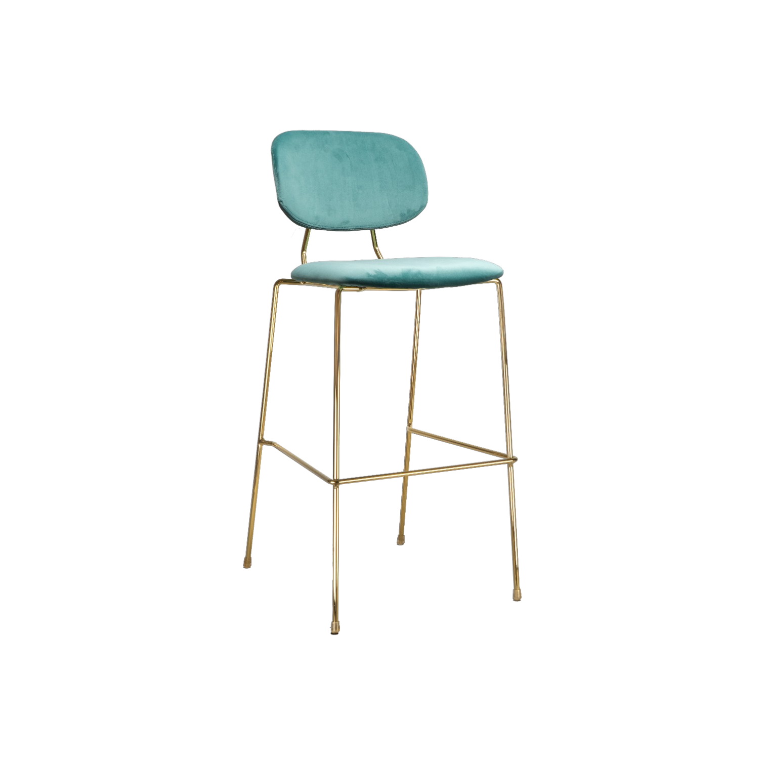 STOOL Catherine Velvet Green