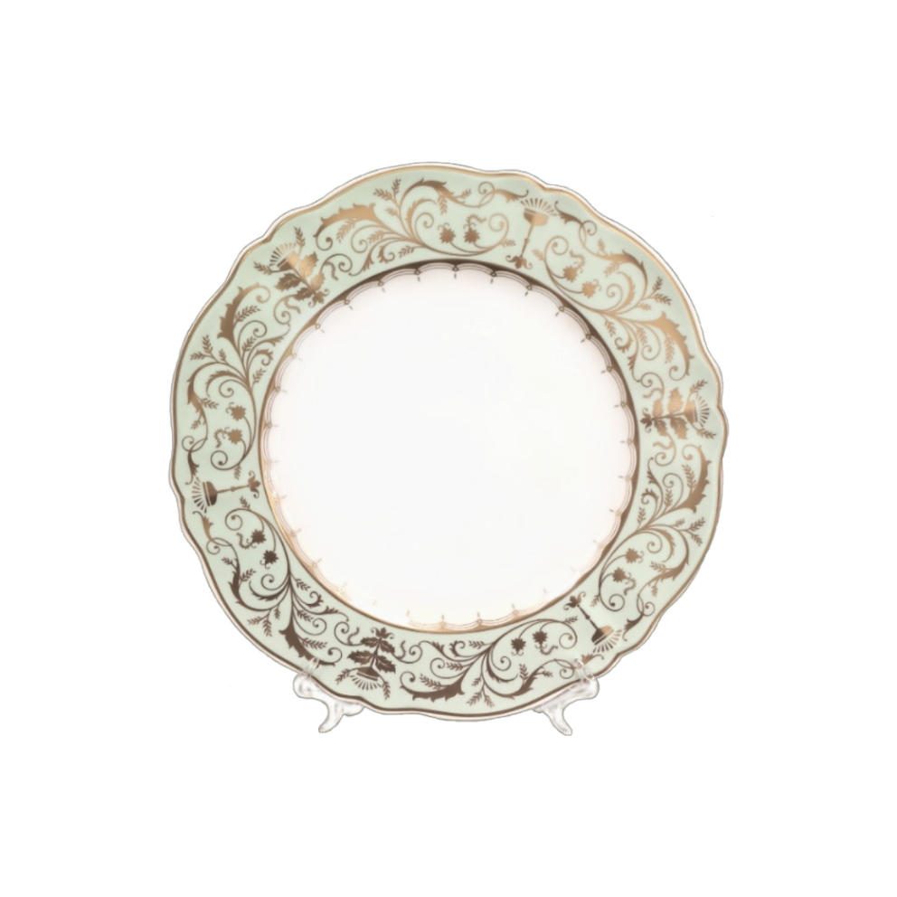 CHARGER Plate Golden Leaves cm 33 (10 each container)