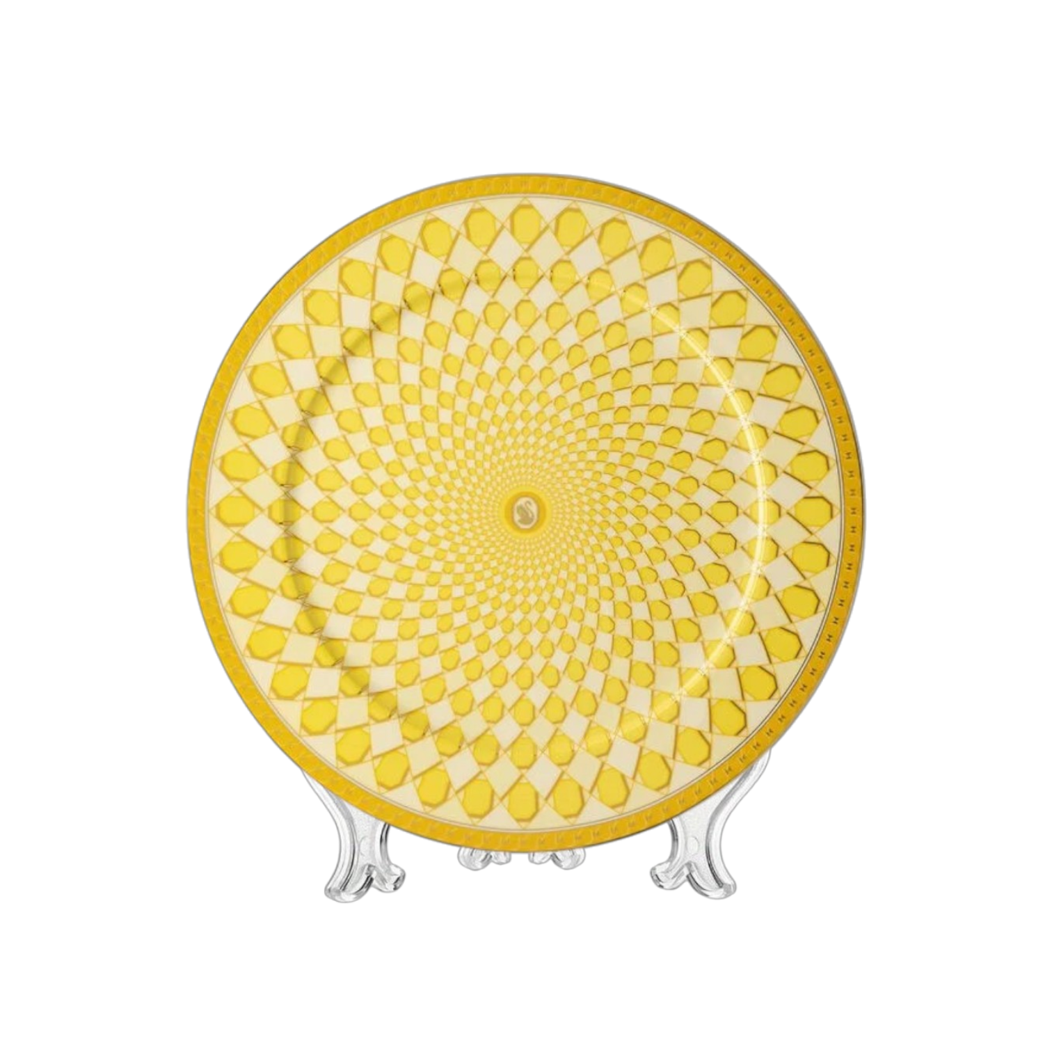 CHARGER Plate Signum Jonquil Green by Swarovski cm 33 (10 each container)