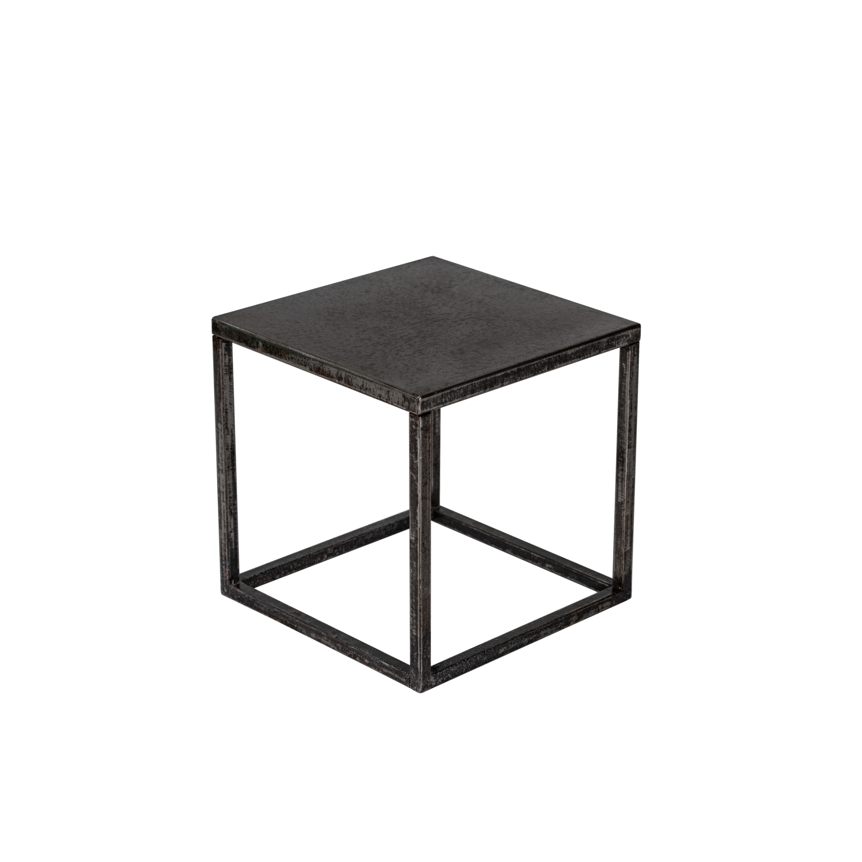COFFEE TABLE Iron Industrial Corten 40x40x40h