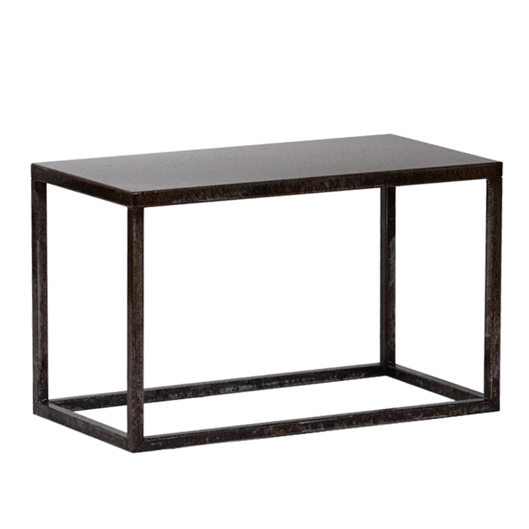 COFFEE TABLE Iron Industrial Corten 66x35x40h