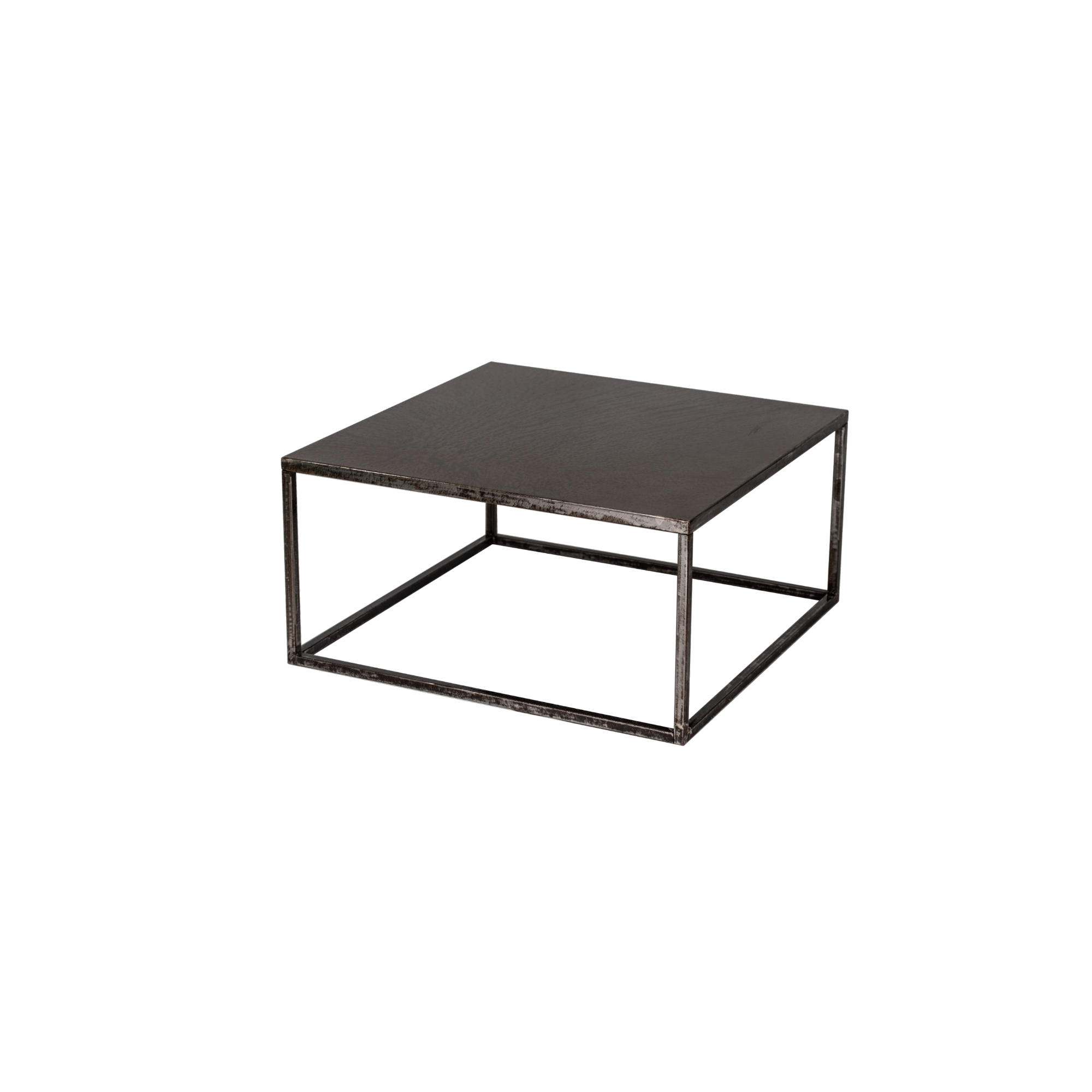 COFFEE TABLE Iron Industrial Corten 66x66x40h