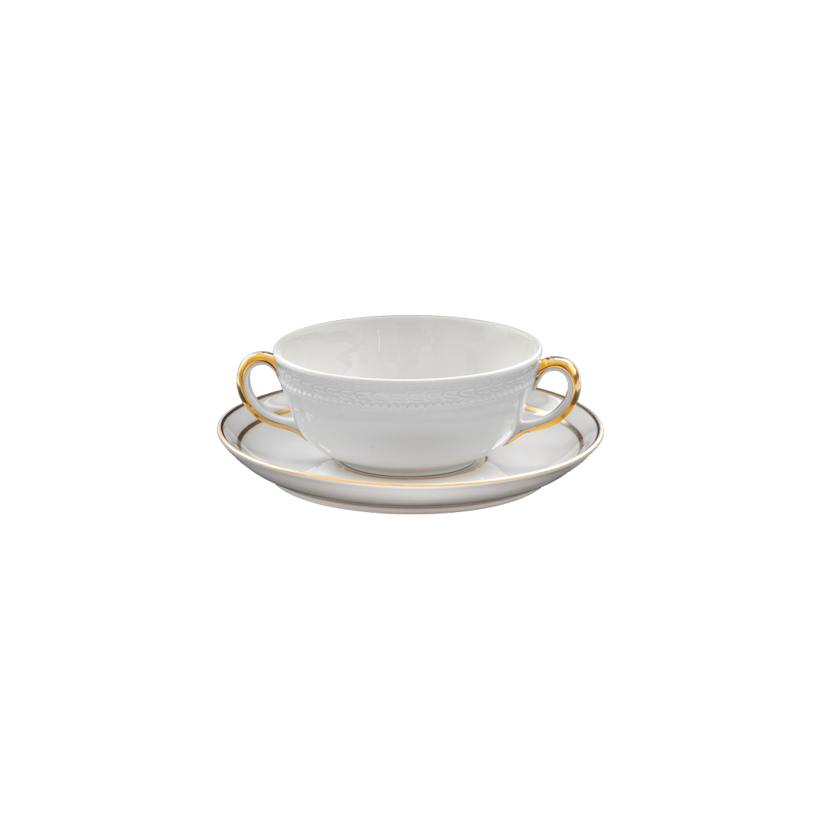 CUP Consomme Corona Gold Rim by Richard Ginori (10 each container)