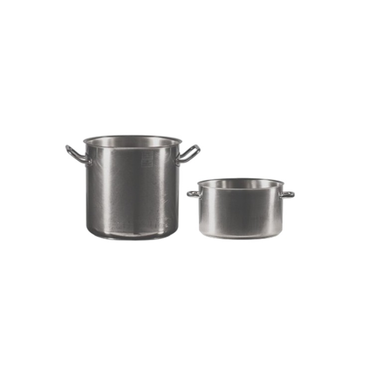 Pentola Sfiziosa 2 Maniglie in Acciaio Inox | Diametri 22 e 24 cm