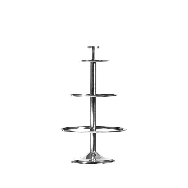 CAKE STAND silver (3 floor)