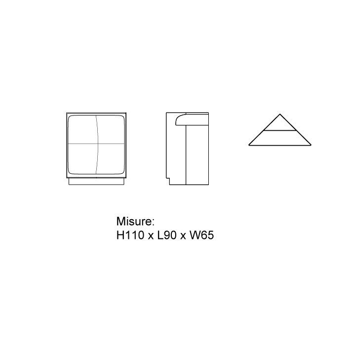 BANCO Bar Angolare Nova Pearl Grey (MSP)