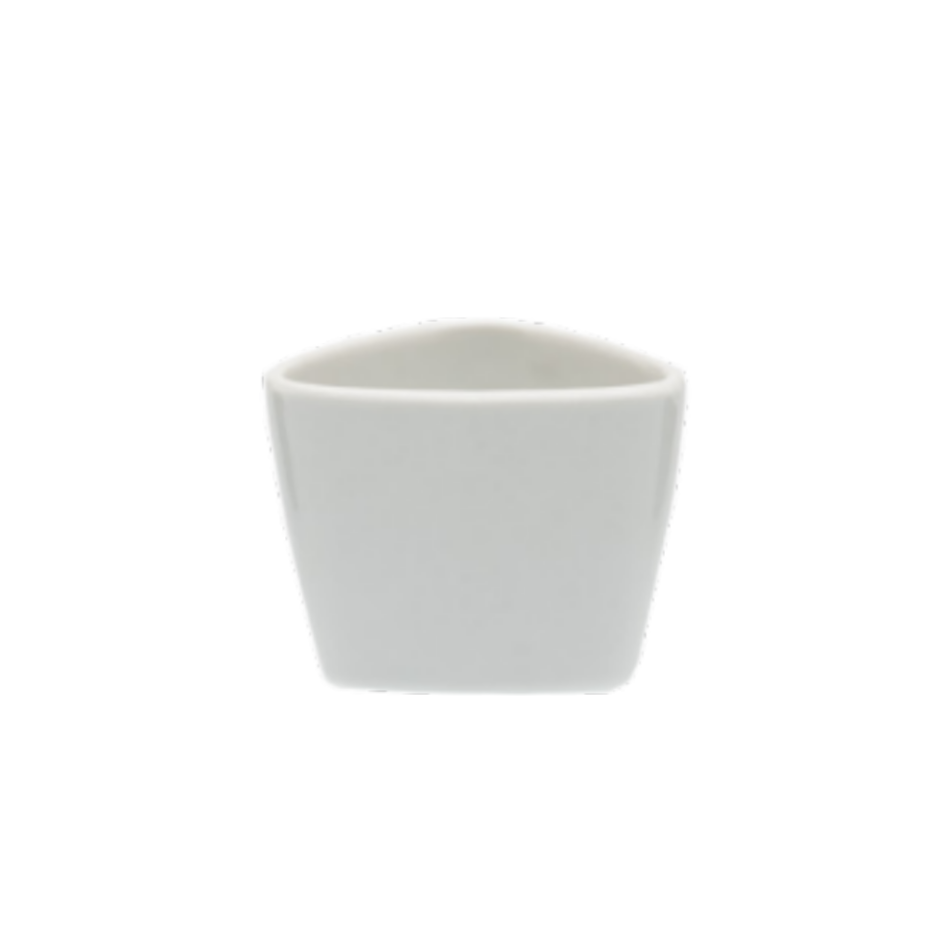 FINGER FOOD Triangular container cm 7x5,5 White 