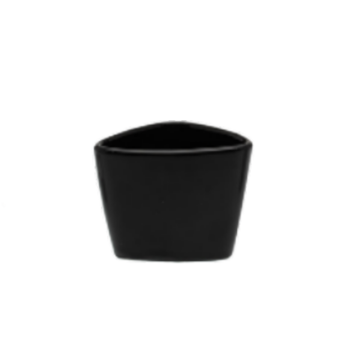 FINGER FOOD Triangular container cm 7x5,5 Black 