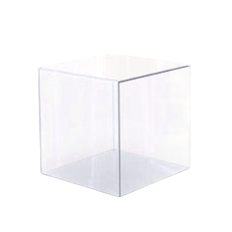 CUBO Plexiglass Trasparente  cm 25