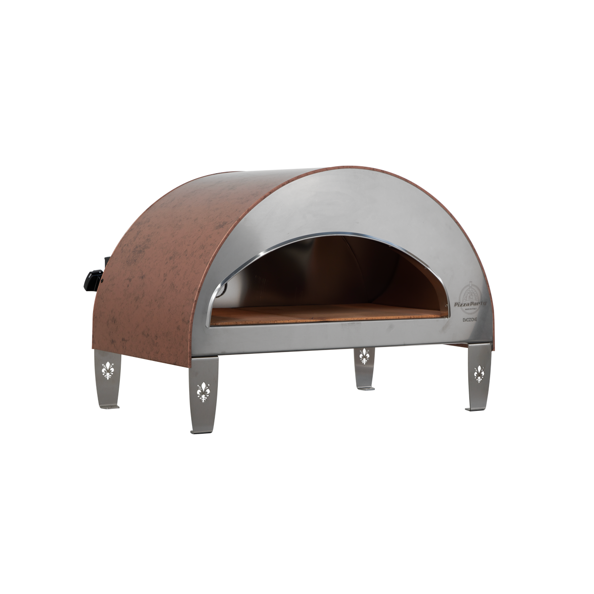 FORNO Pizza a Gas Piano Cottura Biscotto 40x70 cm -11 Kw