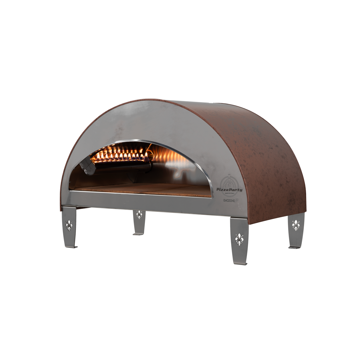 Gas Pizza OVEN with 40x70 cm Baking Tray - 11 kW