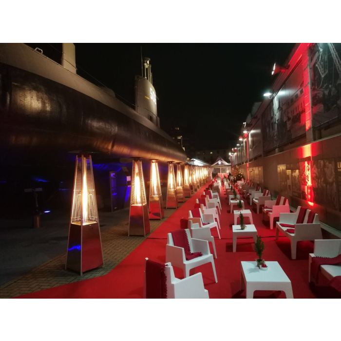 FUNGO Piramide Fiamma a Vista (bombola esclusa) - (MSP)