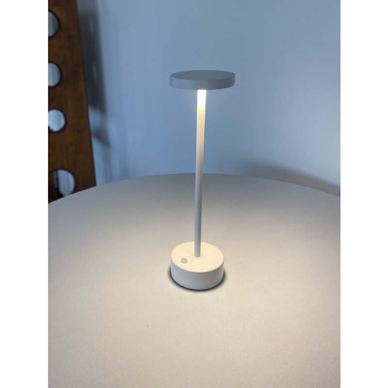 LAMPADA da Tavolo Eclaire Bianca (escluso caricabatteria)