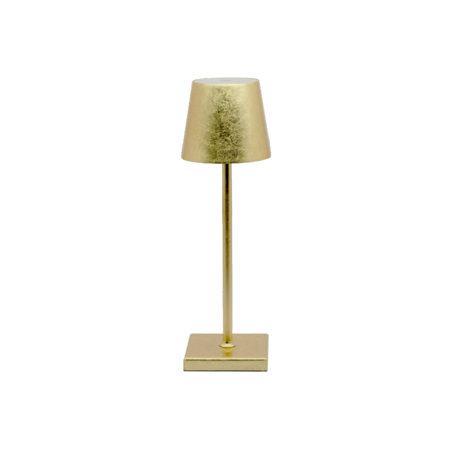 TABLE LAMP Poldina Gold Leaf (excluding battery charger)