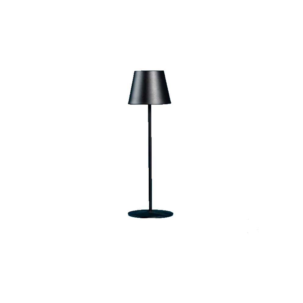 LAMPADA da Tavolo Poldina Nera RGB (escluso caricabatteria)