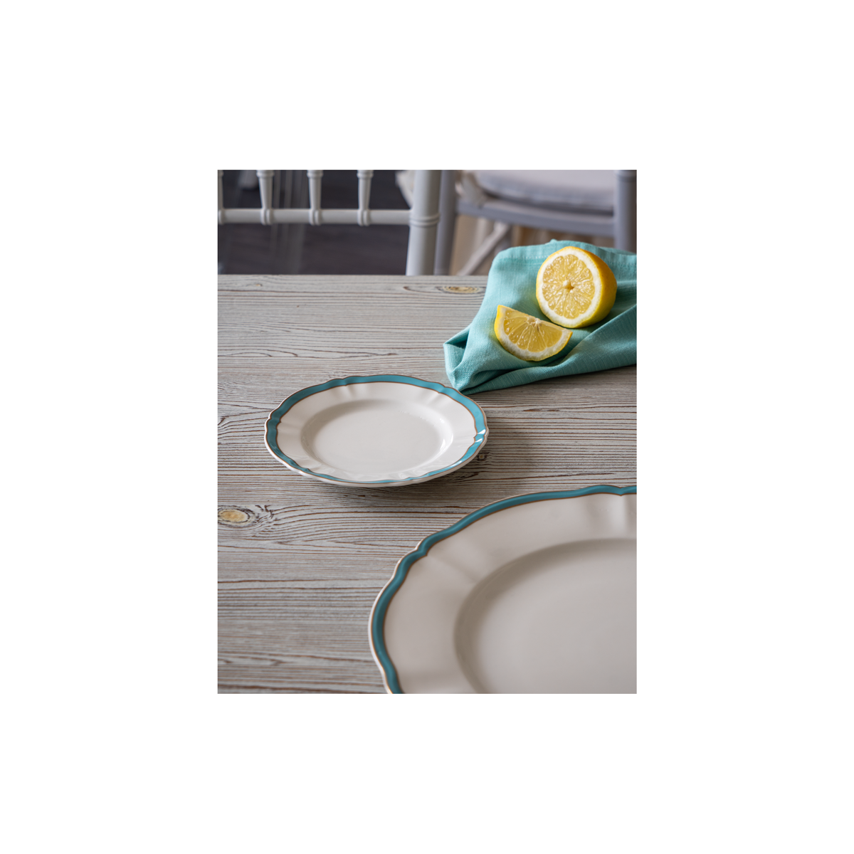PIATTINO Pane Ducale Sky&Gold cm 16