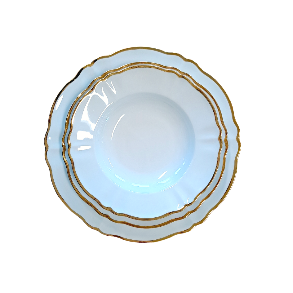 PIATTINO Pane Sun Filo Oro cm 16,5