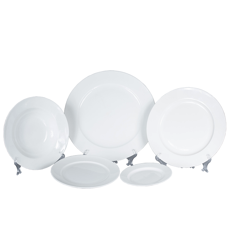 SOUP Plate Bone China cm 23 (42 each container)