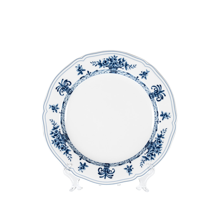 DINNER Plate Blue Bouquet cm 27 (38 each container) 