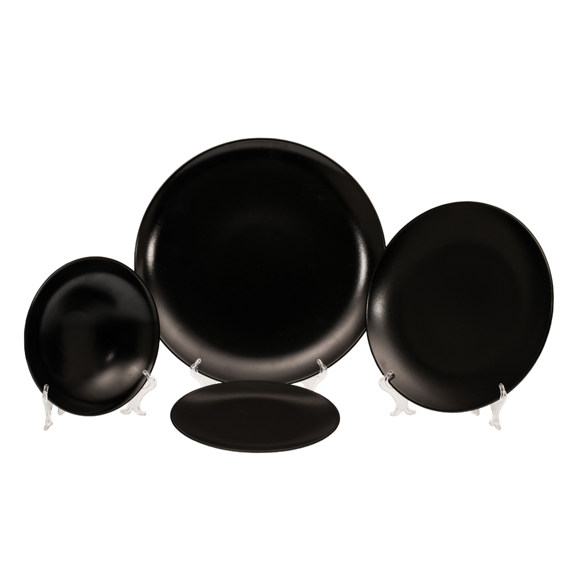 DINNER Plate Black Monaco cm 26 (31 each container)