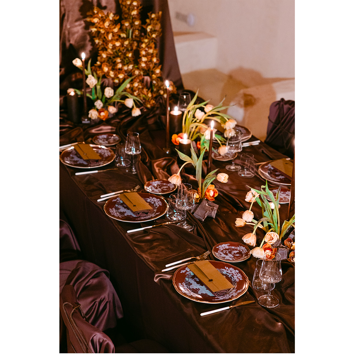 PIATTO Piano Oriente Italiano Castagna cm 26,5 (20 per cassa)