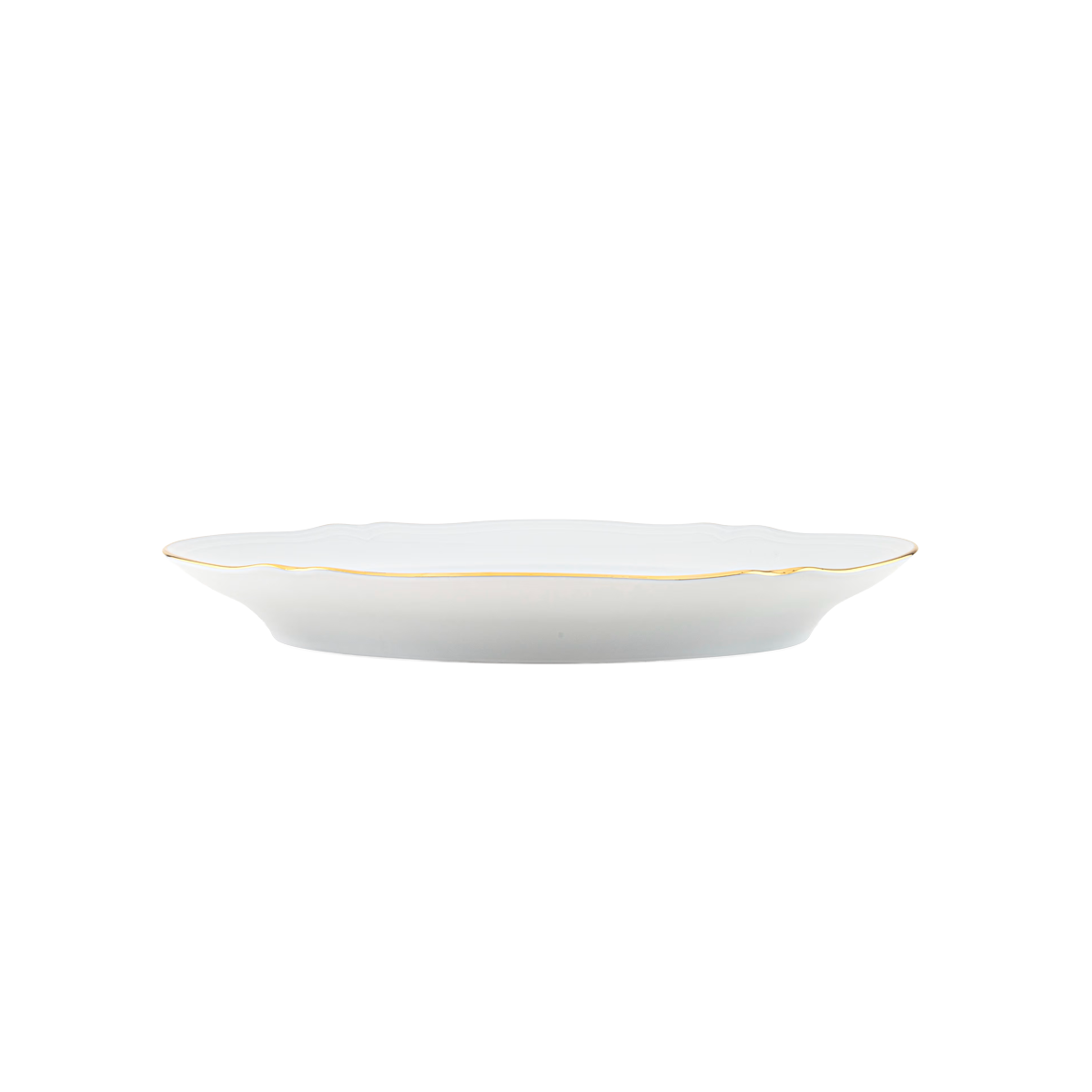 SERVING PLATTER Oval Corona Gold Rim cm 34,5x25 cm