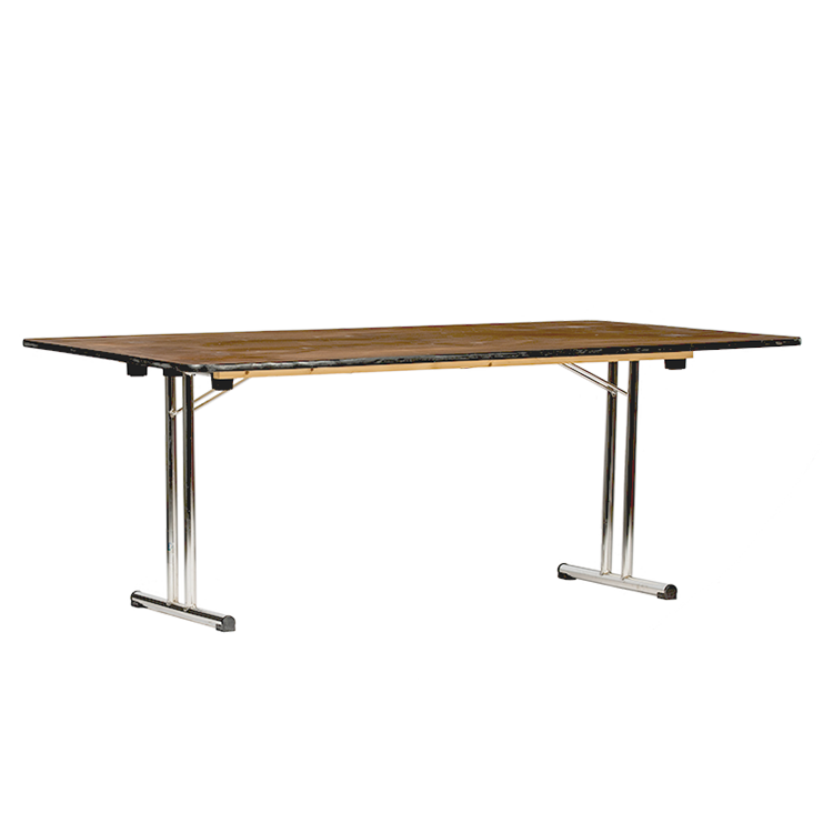 RECTANGULAR TABLE in wood cm 200x100