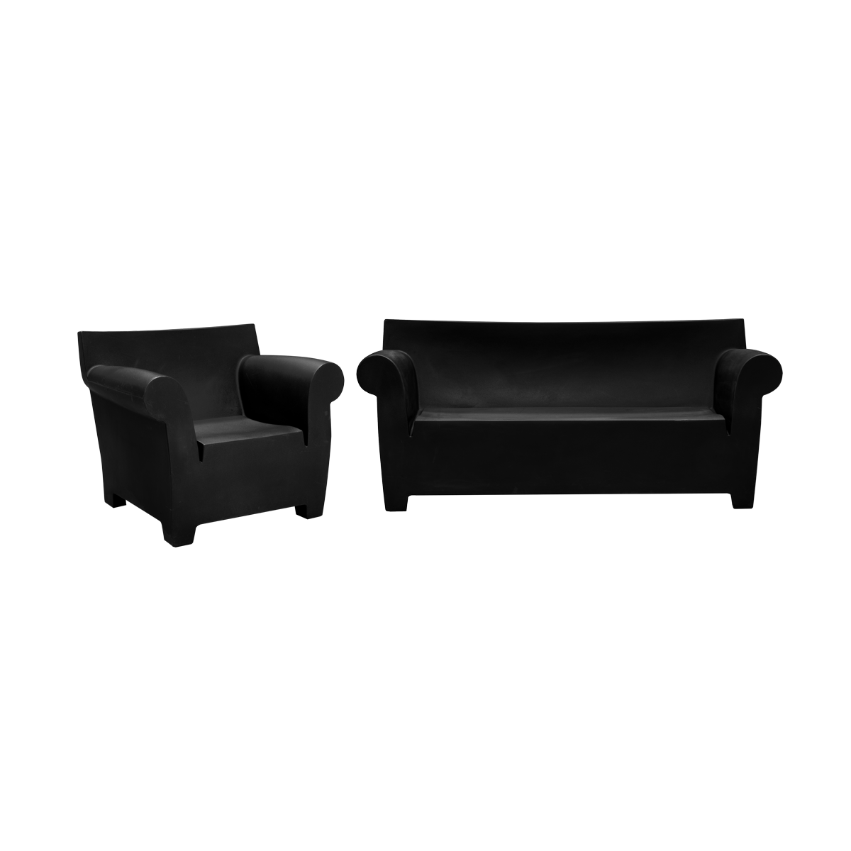 ARMCHAIR Black Bubble Club by Kartell