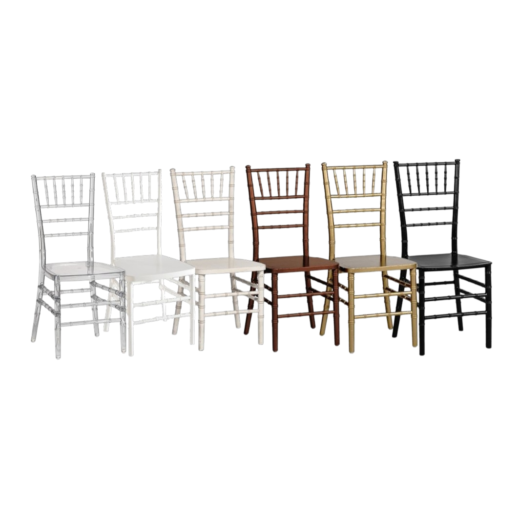 SEDIA Chiavari Bianca mod. Dolphin PVC