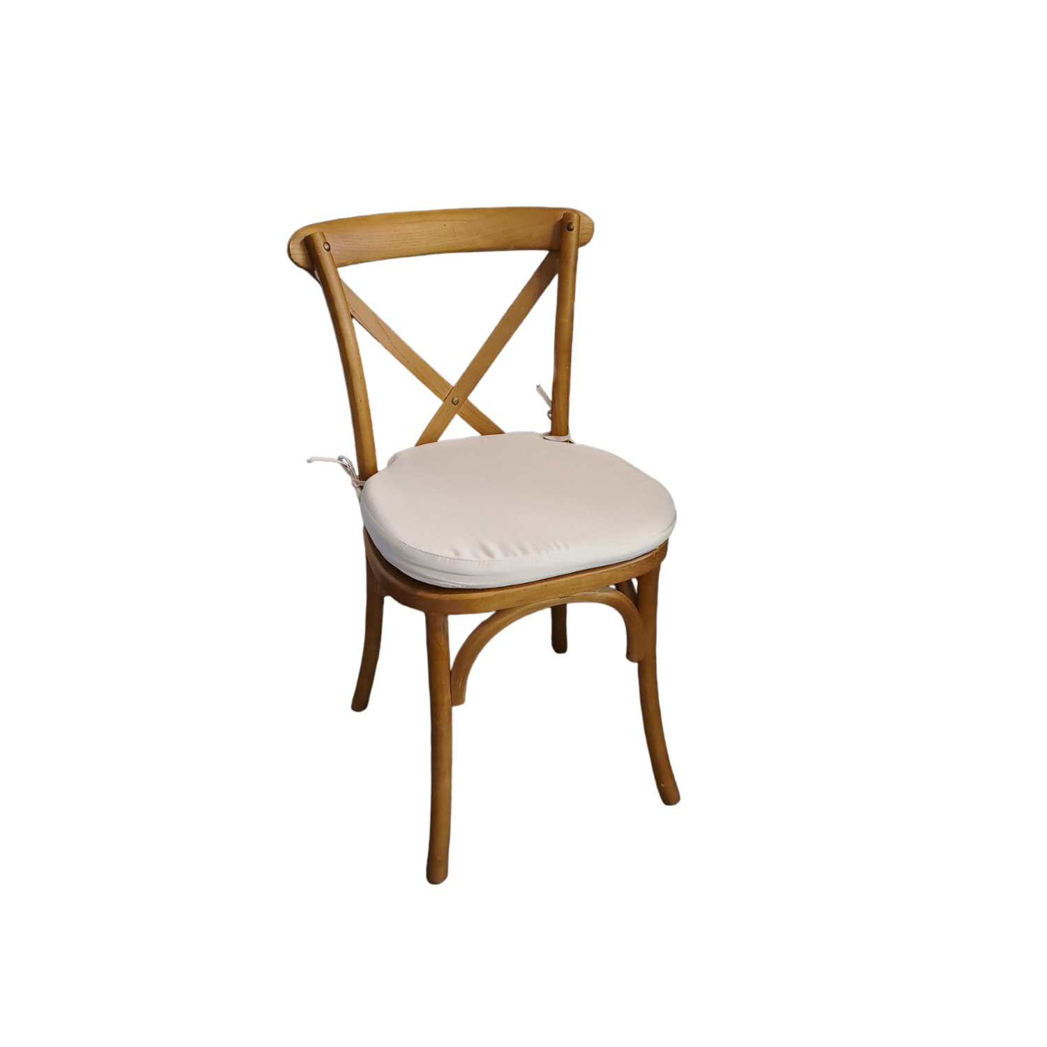 SEDIA Cross Back Legno Noce