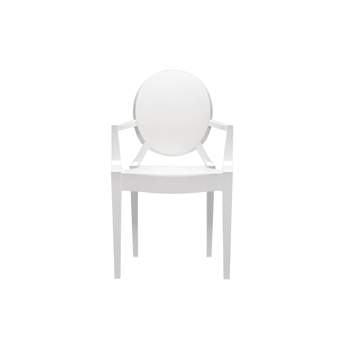 CHAIR mod. Louis Ghost by Kartell White
