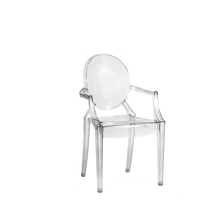 CHAIR mod. Louis Ghost by Kartell Transparent