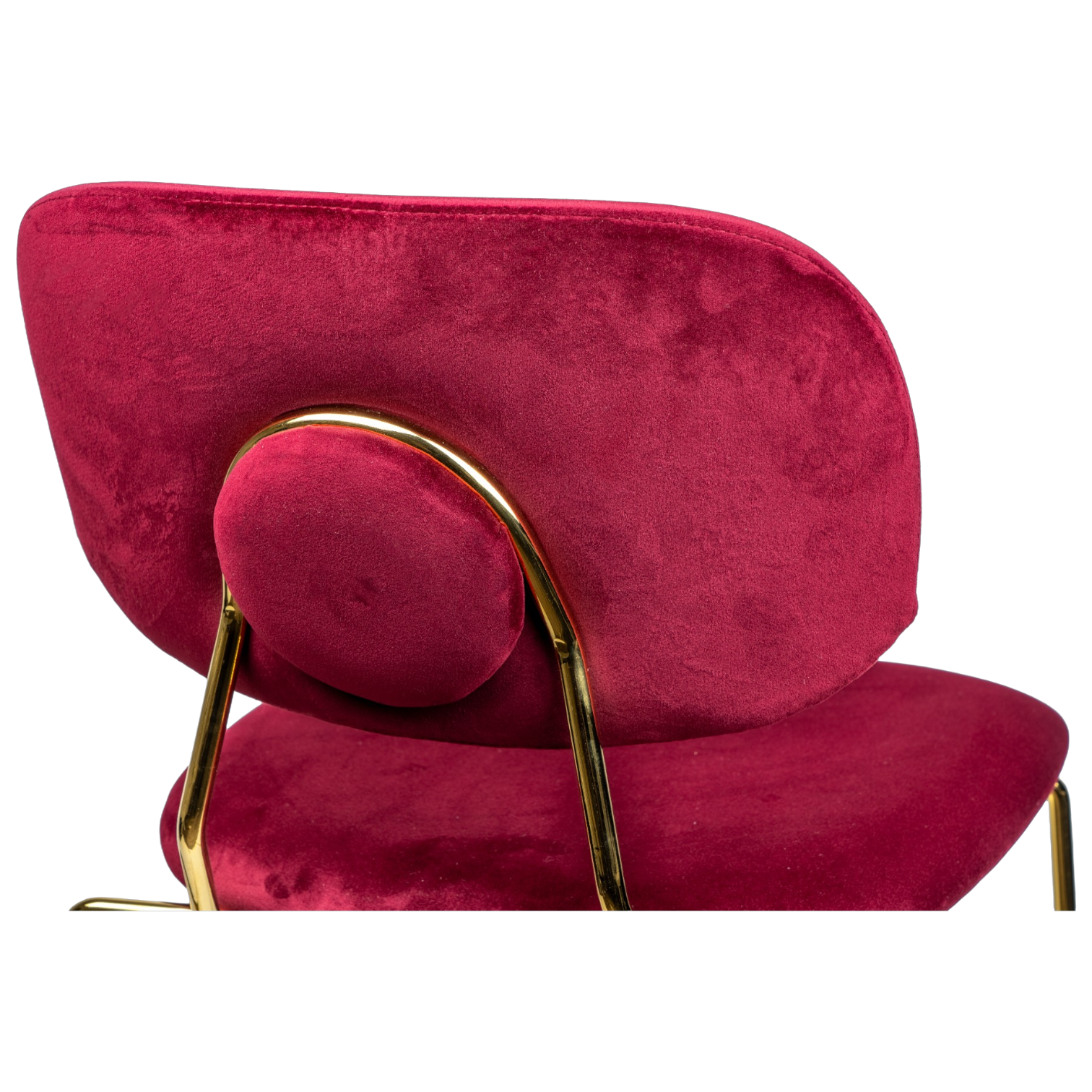 SGABELLO Catherine Velluto Bordeaux