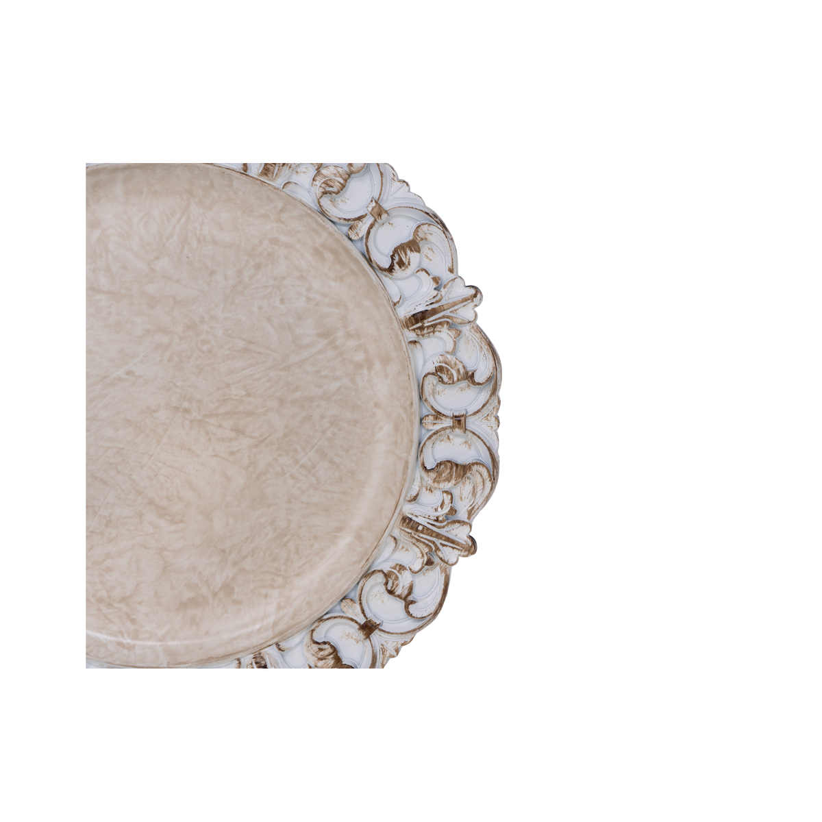 SOTTOPIATTO Barocco White cm 35