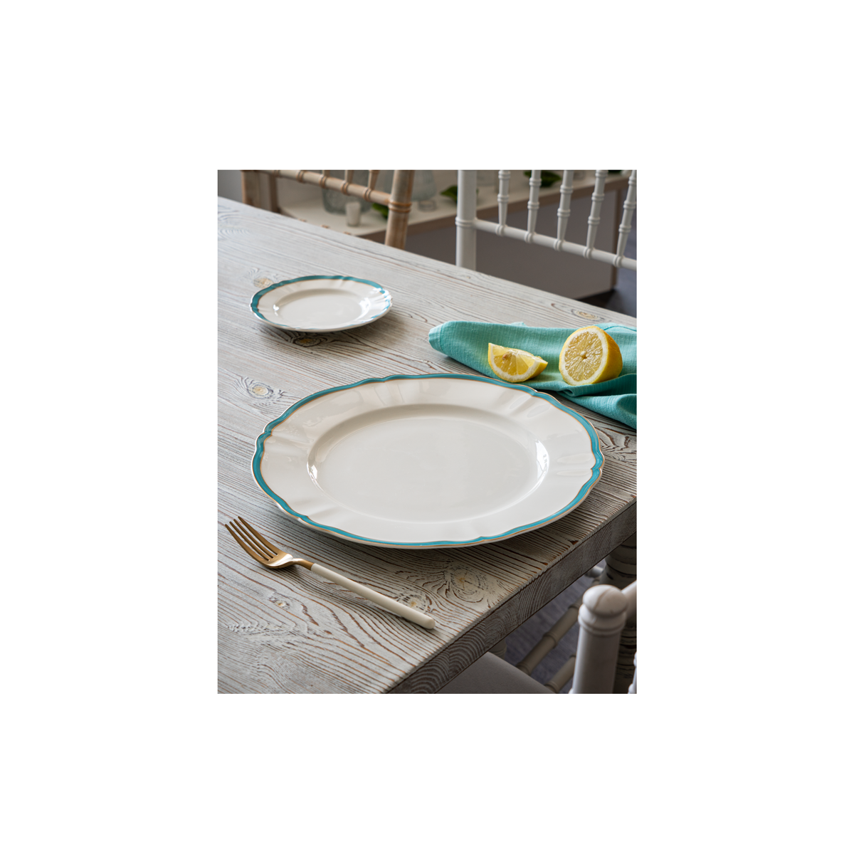 SOTTOPIATTO Ducale Sky&Gold cm 33 (15 per cassa)