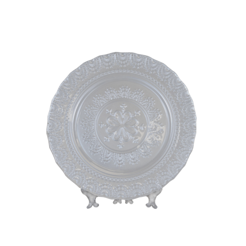 CHARGER Plate Narciso Perla cm 33