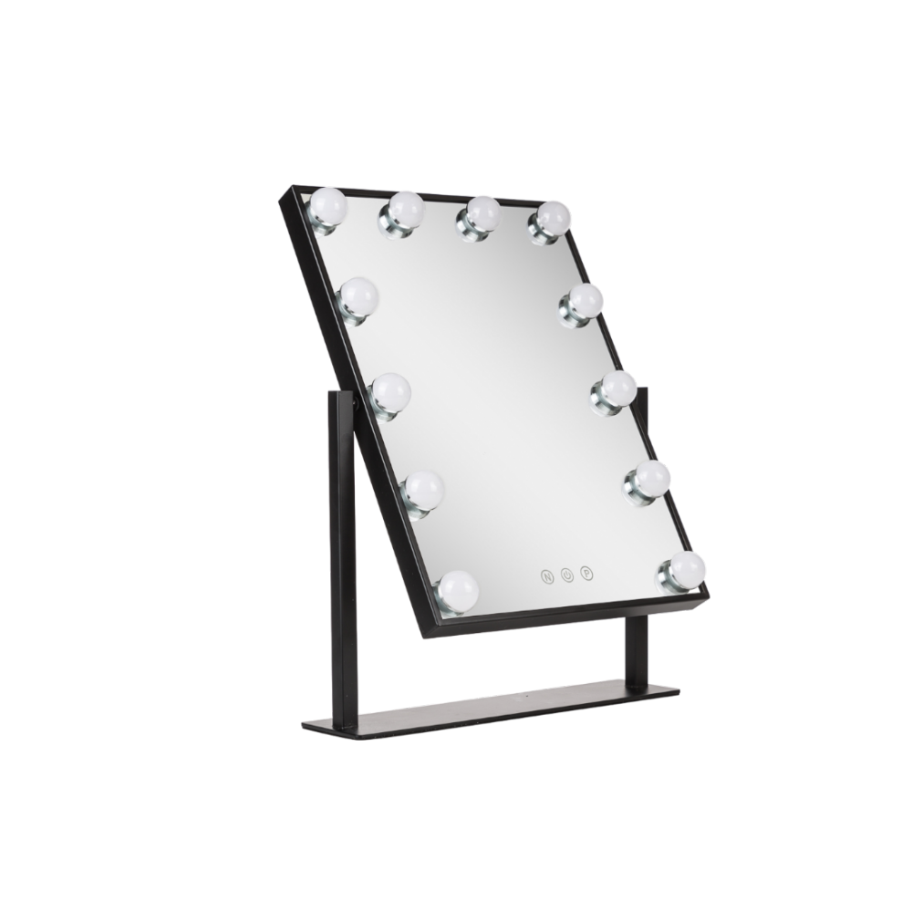 MAKE UP Mirror Black 30 x 41 cm