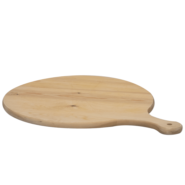 CHOPPING BOARD Wood Round 40 cm with handle