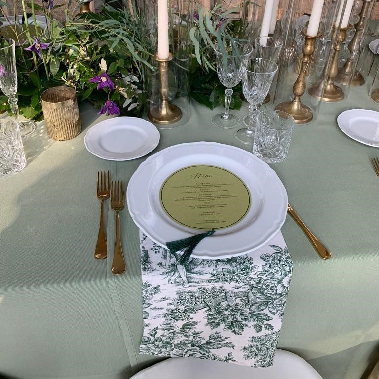 TOVAGLIOLO Tavola Florence Classic Verde (10 per cfz)